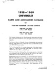 Previous Page - Parts and Accessories Catalog October 1968