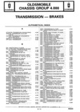 Next Page - Chassis and Body Parts Catalog P&A 30 November 1979
