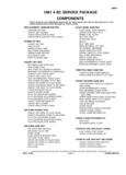 Previous Page - Chassis and Body Parts Catalog P&A 14 May 1981