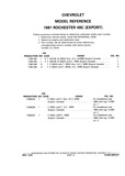 Previous Page - Chassis and Body Parts Catalog P&A 10 May 1981