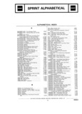 Previous Page - Parts Book SPRINT-57 April 1981
